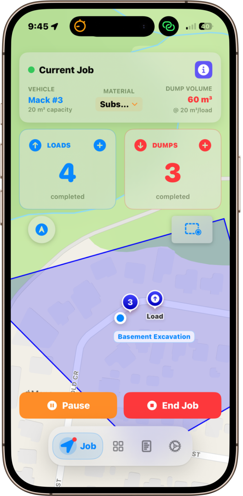 Set up load and dump zones